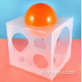 Ferramenta de medição de balão de caixa de cubos de sizer de balão plástico